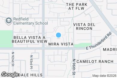 Map image of the property - 9550 E Thunderbird Rd