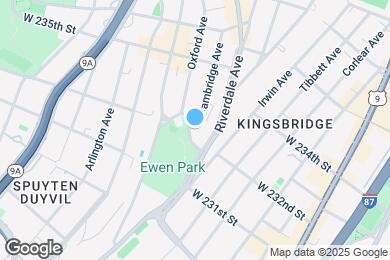 Map image of the property - 533 W 232nd St