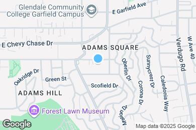 Map image of the property - 1126 E Palmer Ave