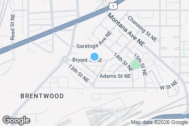 Map image of the property - 1359 Bryant St NE