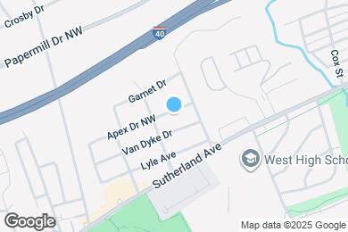 Map image of the property - 4126 Apex Dr