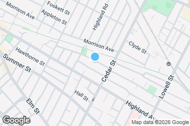 Map image of the property - 28 Lexington Ave