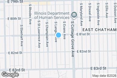 Map image of the property - 8115 S Langley Ave