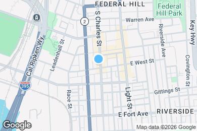 Map image of the property - 1136 S Charles St