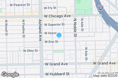 Map image of the property - 1460 W Erie St