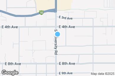Map image of the property - 503 S University Rd