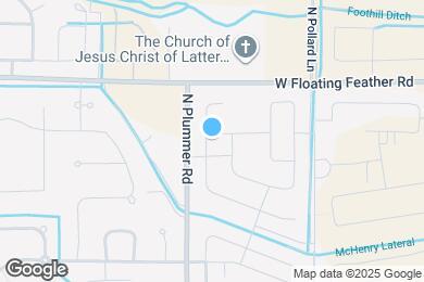 Map image of the property - 9523 W Shumard St