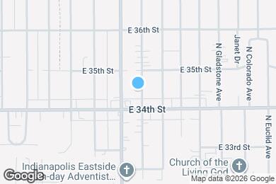 Map image of the property - 3420 N Denny St