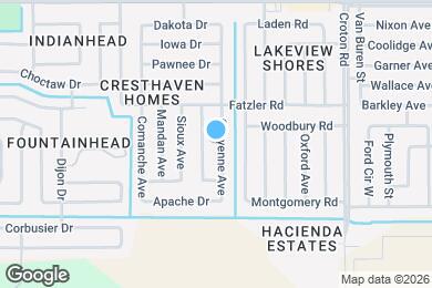 Map image of the property - 608 Cheyenne Ave