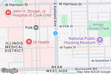 Map image of the property - 898 S Ashland Ave