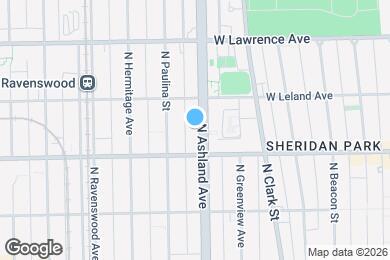 Map image of the property - 4624 N Ashland Ave