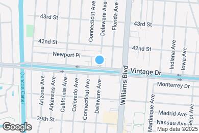 Map image of the property - 4101 Delaware Ave
