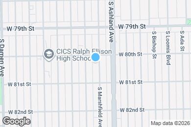 Map image of the property - 8016 S Marshfield Ave