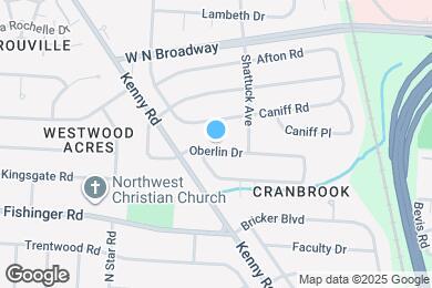 Map image of the property - 1062 Oberlin Dr