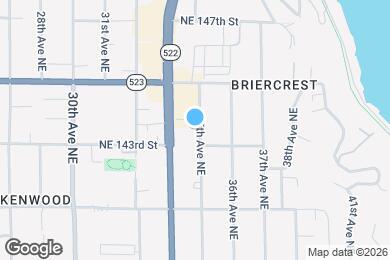 Map image of the property - 14311 35th Ave NE