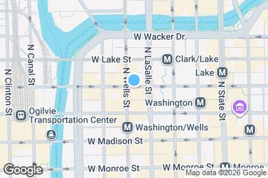 Map image of the property - 185 W Randolph St