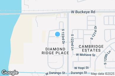 Map image of the property - 12401 W Yuma St