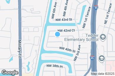 Map image of the property - 420 NW 42nd St