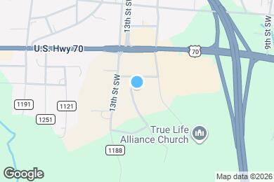 Map image of the property - 1107A 12th Street Dr SW