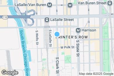 Map image of the property - 702 S Clark St