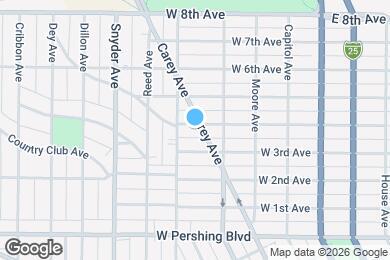 Map image of the property - 3622 Carey Ave