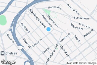 Map image of the property - 210 Washington Ave