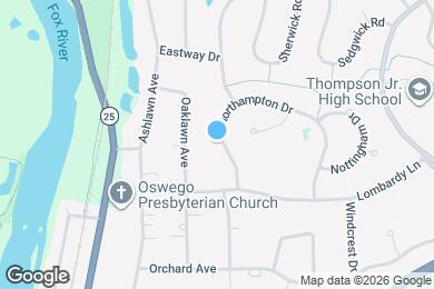 Map image of the property - 109 Northampton Dr