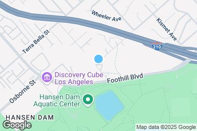 Map image of the property - 11798 Kagel Canyon St
