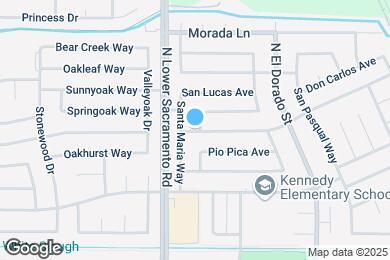 Map image of the property - 843 W Los Felis Ave