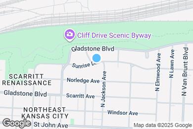 Map image of the property - 4105 Sunrise Dr