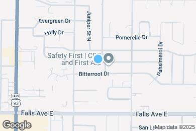 Map image of the property - 1636 Targhee Dr