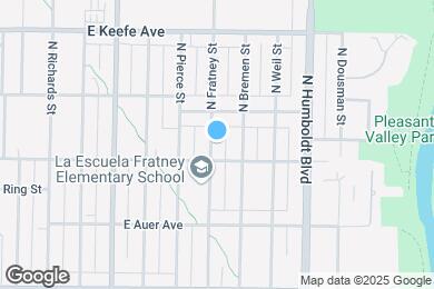 Map image of the property - 3318 N Fratney St