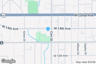 Map image of the property - 1391 Carr St