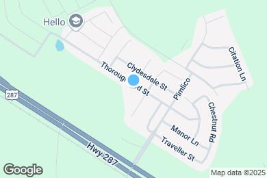 Map image of the property - 223 Thoroughbred St
