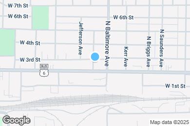 Map image of the property - 1523 W 3rd St