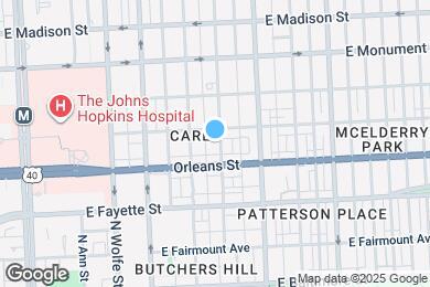Map image of the property - 420 N Collington Ave