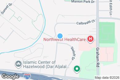 Map image of the property - 7510 Hazelcrest Dr