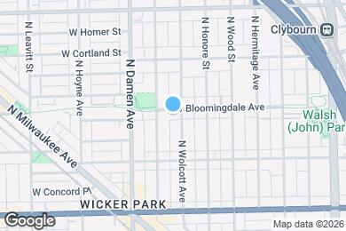 Map image of the property - 1750 N Wolcott Ave