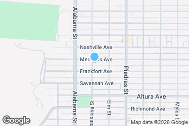 Map image of the property - 2700 Memphis Ave