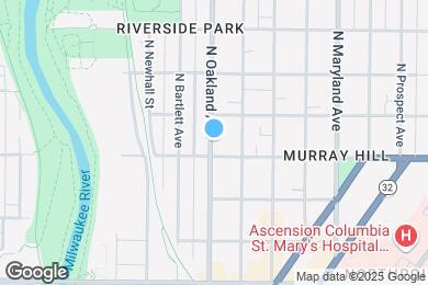 Map image of the property - 2516 N Oakland Ave