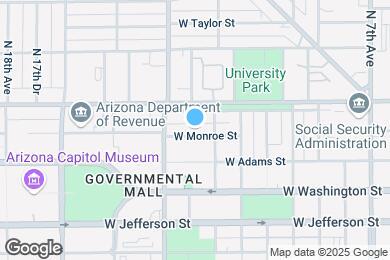 Map image of the property - 1318 W Monroe St