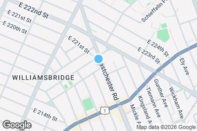 Map image of the property - EASTCHESTER ROAD, BRONX