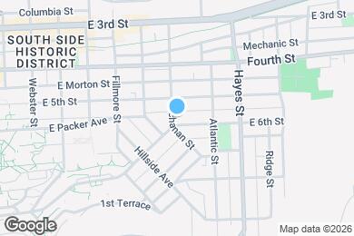 Map image of the property - 701 E 6th St