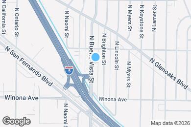 Map image of the property - 2542 N Buena Vista St