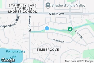 Map image of the property - 8887 W 86th Ave