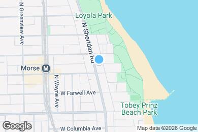 Map image of the property - 6957 N Sheridan Rd