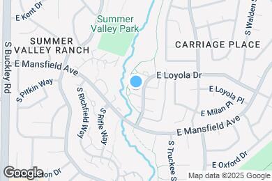 Map image of the property - 17657 E Loyola Dr