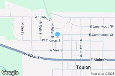 Map image of the property - 313 W Thomas St