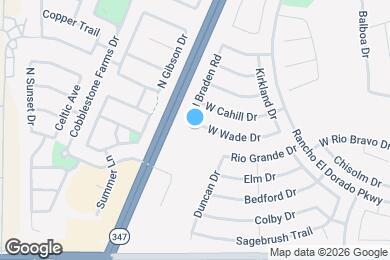 Map image of the property - 43989 W Wade Dr