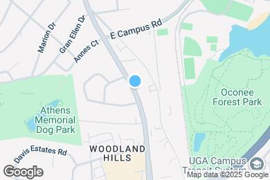 Map image of the property - 1905 S Milledge Ave